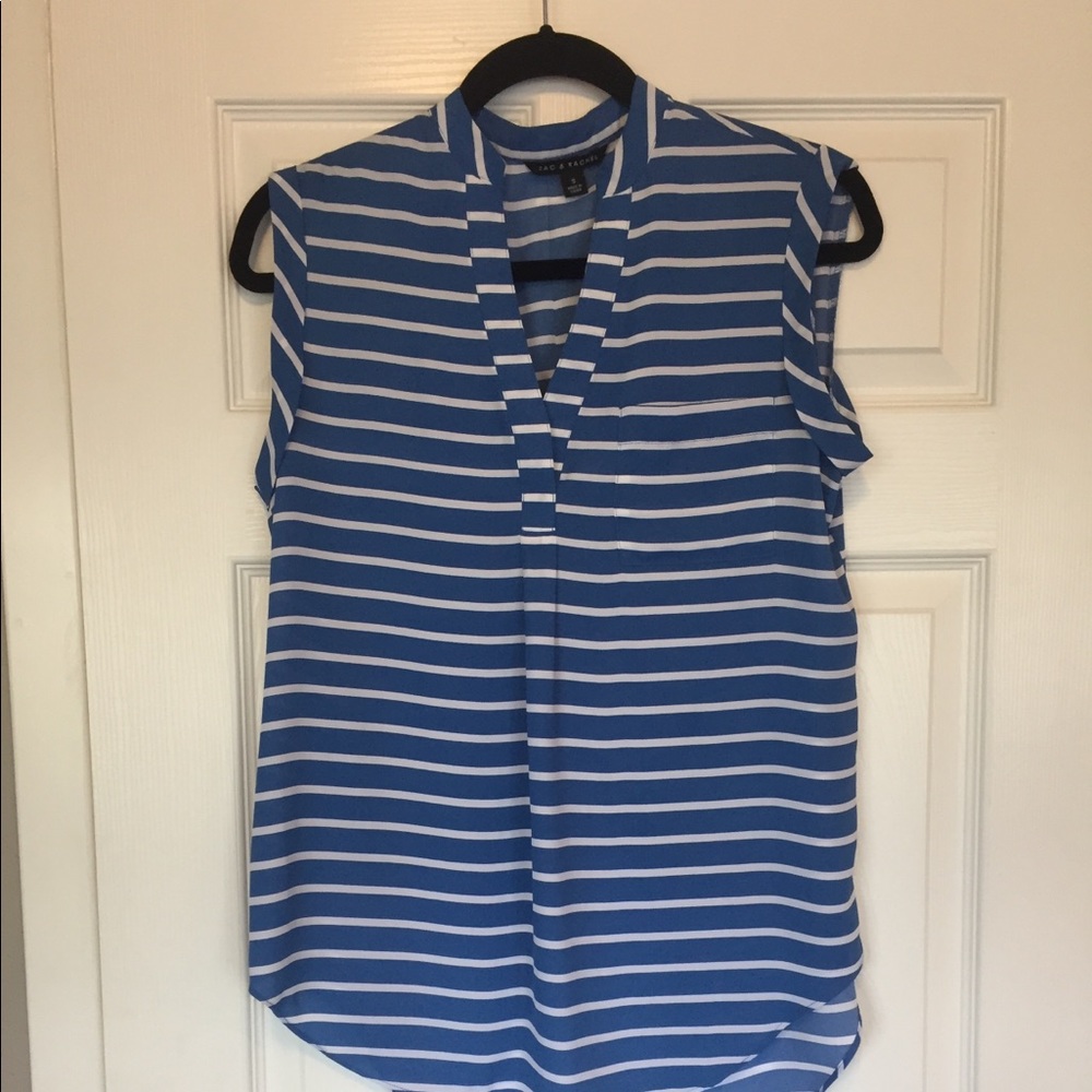 Zac & Rachel top in classic stripes